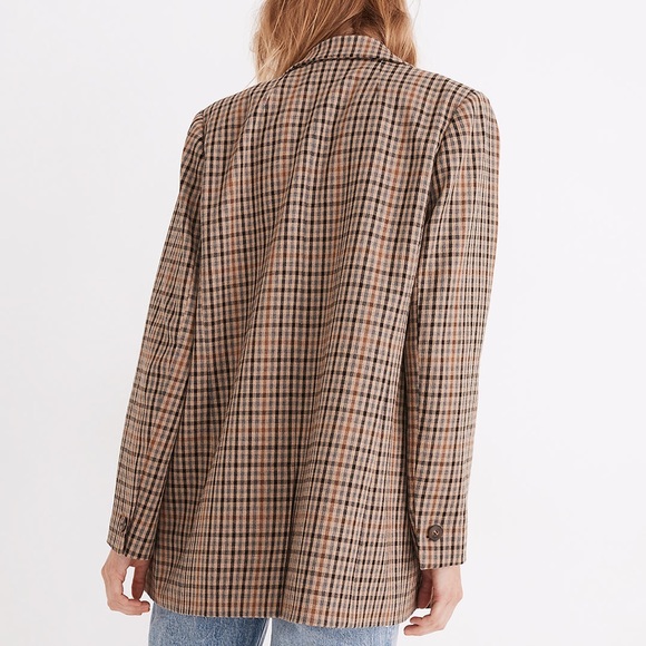 Madewell Dorset Blazer in Coster Plaid - Picture 5 of 8